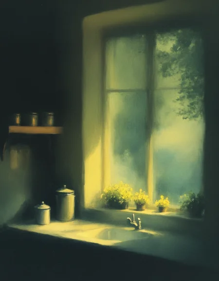 novuschroma style a kitchen <lora:107_novuschroma_1:1>