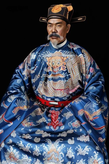 Vietnam Nguyen dynasty court official clothing