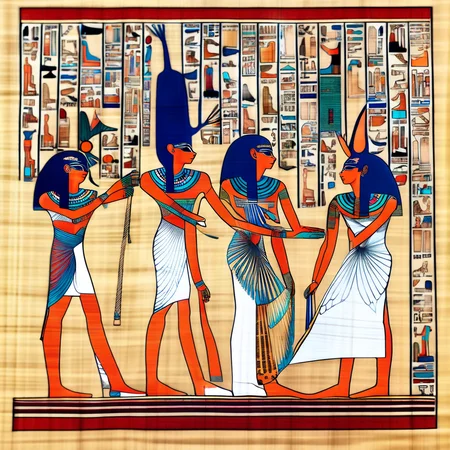 Ancient Egyptian Papyrus 2900 B.C.