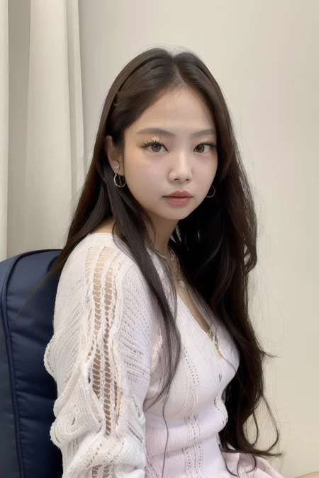 jennie, (looking_to_camera:1.1)
,best quality, realistic, photorealistic,ultra detailed,extremely detailed face
<lora:jennie-sd1.5-000004:0.8>