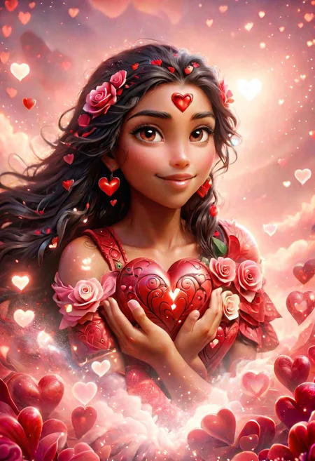 Moana with a heart, ral-vltne