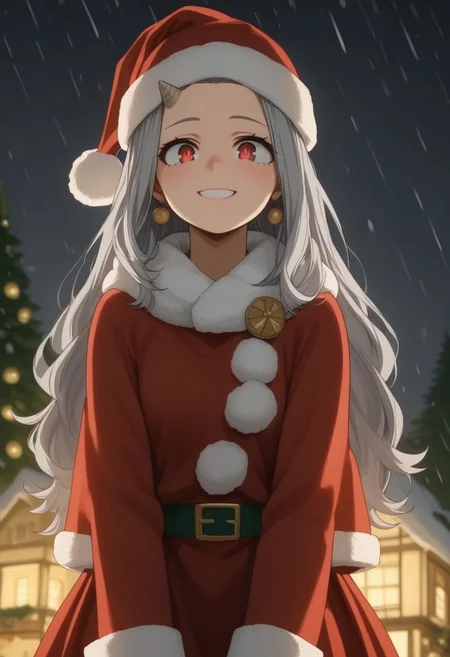 score_9, score_8_up, score_7_up, source_anime,
BREAK,
HDA_MasterpieceXL_v.1,
BREAK
1girl: Eri ,<lora:Eri-v:1>,Eri, long hair, red eyes, gray hair, horn, a single horn, small horn on the forehead, horn on the right side,petite,short stature,
BREAK
Outside, snow, Santa suit, happy playing with the snow