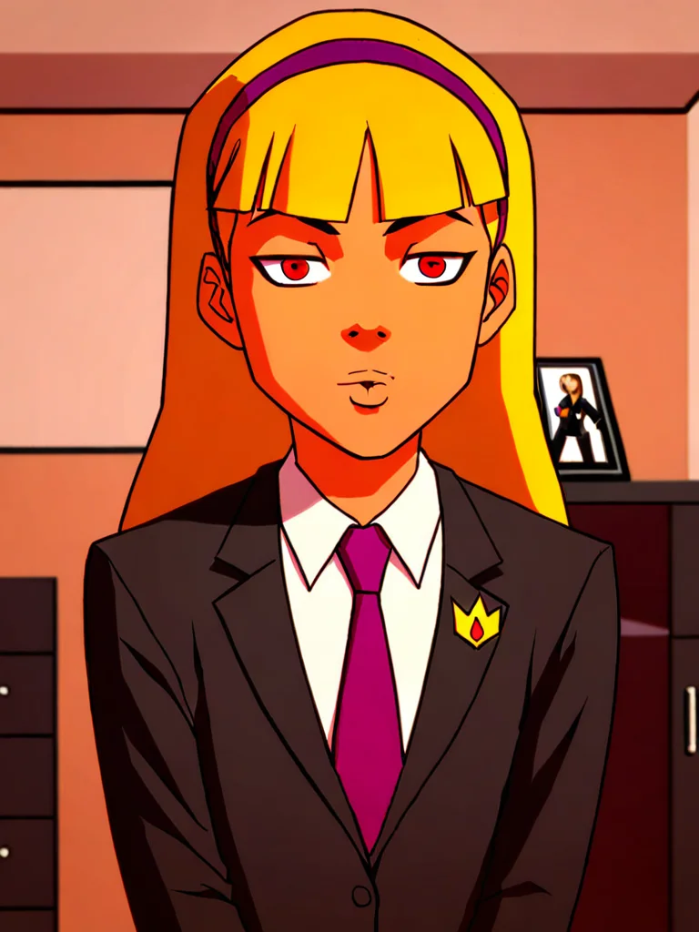 score_7, score_7_up, score_9, score_9_up, BREAK,  DC__Young_Justice_Child, 1girl, solo, blond hair, flat chest, red eyes, purple hairband, white shirt, black coat, red tie, insignia on coat, kiss lips leaning over, indoors, bedroom, 
<lora:DC__Young_Justice_Child:0.8>   <lora:sdxl_casting_spell:1>