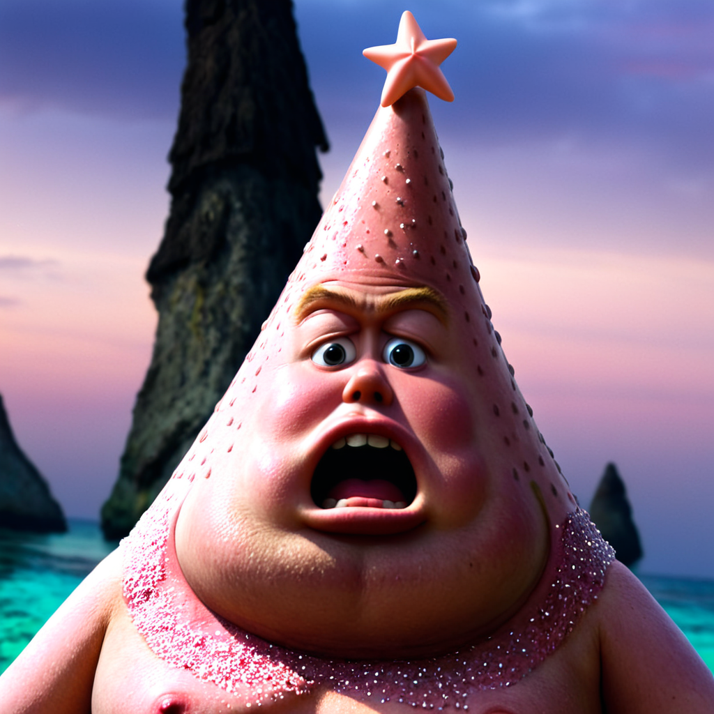 Patrick Star <lora:face_xl_v0_1:1>