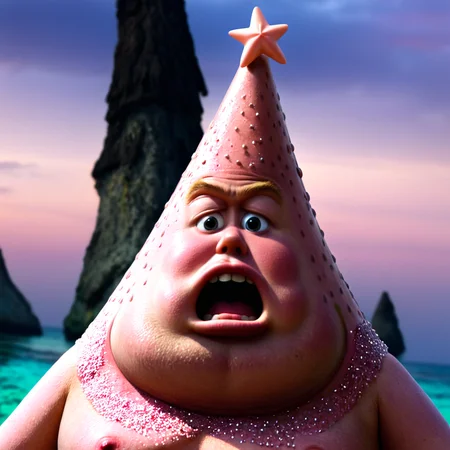 Patrick Star <lora:face_xl_v0_1:1>