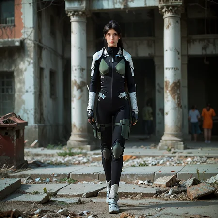 score_9_up, score_8_up, score_7_up, (masterpiece), (best quality), (ultra-detailed), (very aesthetic:1.2), intricate details, perfect composition, absurdres, romantic atmosphere,
<lora:MinaAshiroXLpony001:1>,minaashiro, black hair, ponytail, long hair, hair ornament, mole under eye, mole, red eyes,
<lora:43stl1ght1ngXLP2:0.5>, 43stl1ght1ng,
