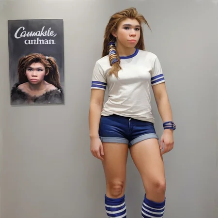 80's Teenager,Typical 80s Suburban Teenager,Artgerm,fashionable clothes,80's fashion, girl with neanderthal face standing, leg warmers, pony tails,bangles,too much make up,youthful appearance,full body,Pencil Sketches,sharp focus,studio photo,intricate details,highly detailed,by greg rutkowski,Watercolor,trending on artstation,sharp focus,studio photo,intricate details,highly detailed,ultra hd,realistic,vivid colors,highly detailed,UHD drawing,pen and ink,perfect composition,beautiful detailed intricate insanely detailed octane render trending on artstation,8k artistic photography,photorealistic concept art,soft natural volumetric cinematic perfect light,beautiful detailed intricate insanely detailed octane render trending on artstationby Albert Eckhout enchanting,Nikas Safronov,Gabriele Dell'otto,Charles Victor Thirion,Carl Eugen Keel,Carl Lundgren,pencil sketch, Mysterious, <lora:neanderthal-woman:1.3>
