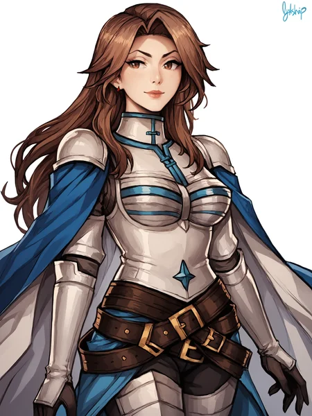 score_9, score_8_up, score_7_up, score_6_up, score_5_up, score_4_up, rating_explicit,
BREAK
1girl, katalina \(granblue fantasy\), brown hair, parted bangs, long hair, brown eyes, adult, mature,
BREAK
solo, cowboy shot, armor,
BREAK
white background, simple background, realistic, <lora:Lunas-MatildaFiship-SDXL-A1:1> <lora:Lunas-Katalina-Granblue-SDXL-A1:1>