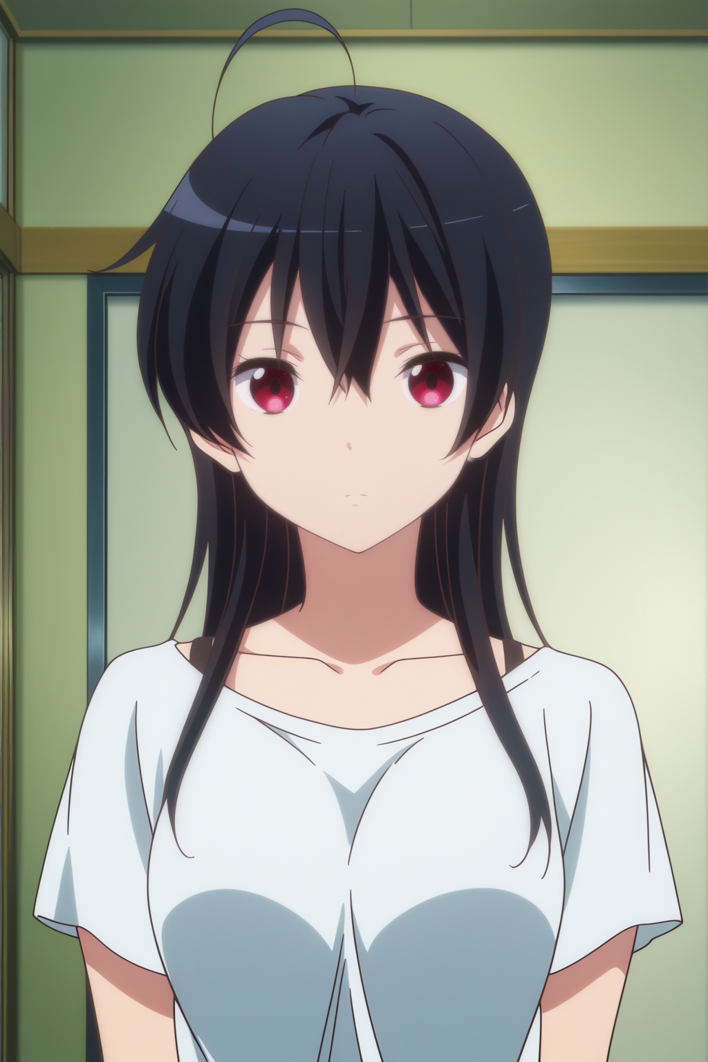 anime coloring, perfect composition, official art, masterpiece, Touka Takanashi <lora:Chuunibyou_demo_Koi_ga_Shitai_-_Touka_Takanashi_-_illustrious:0.8>