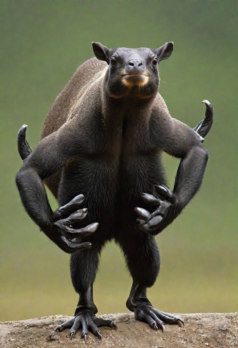 a tarouco animal with four arms