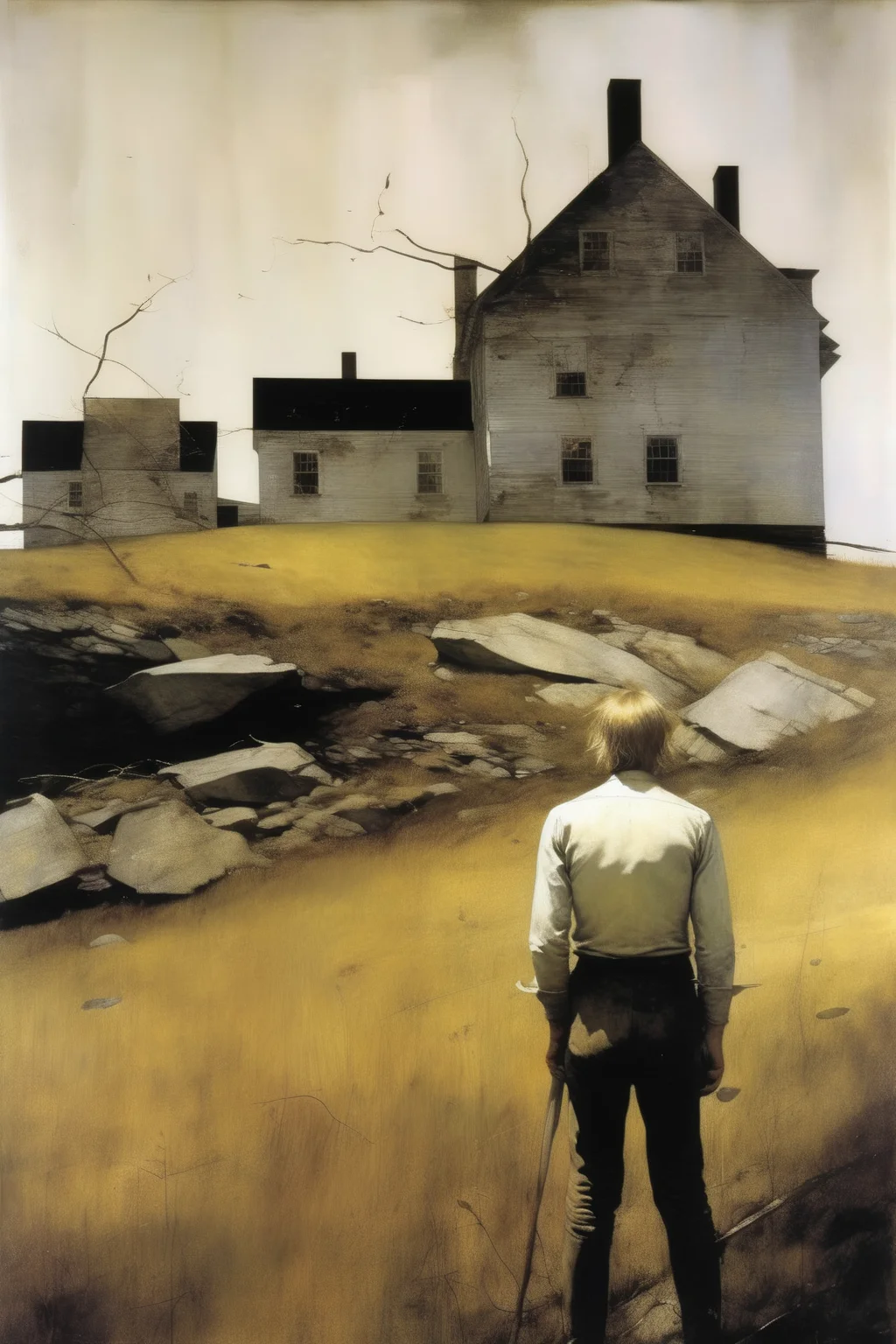 <lora:Andrew Wyeth Style:1>Andrew Wyeth Style - Andrew Wyeth extensive epic