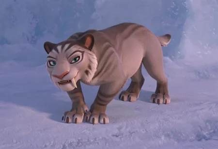score_9, score_8_up, score_7, score_6_up, score_5,
snow and ice and forest walls in background, solo,
<lora:J_cartoon:0.6>
<lora:Furry_Lora_Shira_Ice_Age:0.6>
BREAK
(shira:1.2, saber-tooth tiger), fangs, green eyes, ice age, furry body, silver-grey fur with black stripes,
smiling at viewer