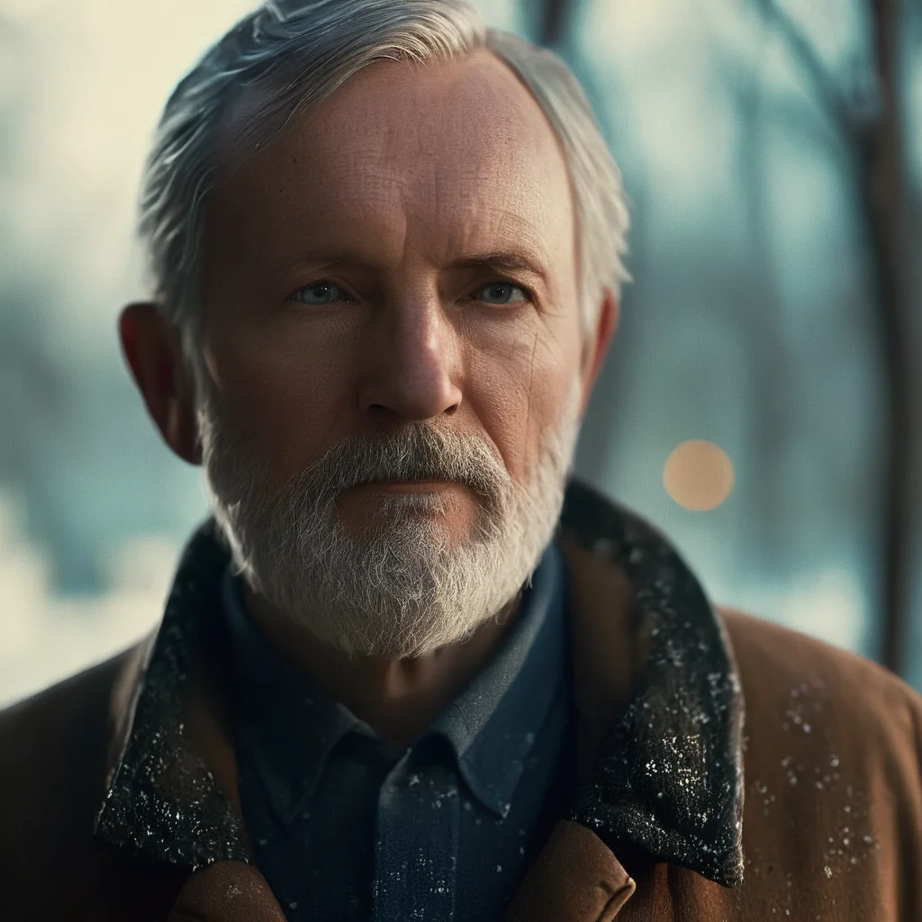 cinematic film still of <lora:Detroit Become Human style:1>
<lora:perfection style:1>
Carl Manfred old man, shallow depth of field, vignette, highly detailed, high budget, bokeh, cinemascope, moody, epic, gorgeous, film grain, grainy