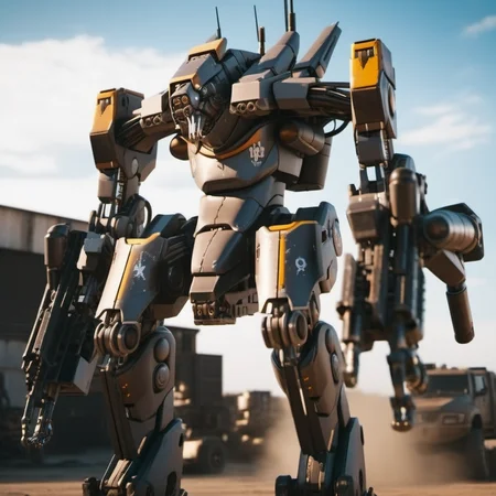 Distric9Mech1024, a mech robot, ((full body)), aiming rocketlaucher, war, post apocalyptic scenery, flames, highly detailed, photography, ultra sharp, film, bokeh, professional, 64k <lora:Distric9Mech1024-000500:0.5>