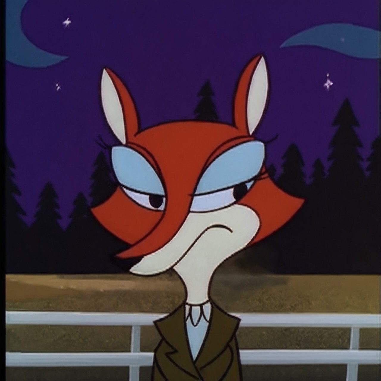 score_9,score_8,score_7,source_furry,
<solo:1.5>,
<1girl:1.5>,
fauna_fox, fox girl, agent_fauna,red body,red fur, black eyes,
fauna_fox_ffiles, fauna_fox, agent_fauna, fox girl, furry, furry female, official art, official style, solo, night, furry, suit, black eyes, formal, 1boy, furry male, male focus, animal ears, closed mouth, blue fur, upper body, outdoors, shirt, sky, night sky, parody,
( art by minakami (flyingman555) ) ,,
 <lora:Fauna_Fox_The_F_Files:1> fauna_fox_ffiles