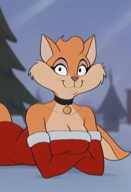 score_9, score_8_up, score_7_up, score_6
cat girl, furry, ginger wildcat, fantomcat, woman,1girl, furry female, red dress, dress, furry,black eyes, gloves, solo, snow, fur-trimmed dress, christmas, snowflakes, breasts, smile,cat tail, fur trim, elbow gloves, animal ears, lying, cleavage, medium breasts, snowing, outdoors, santa costume, fur-trimmed gloves,short hair, short dress, on stomach, looking at viewer, closed mouth,brown fur, alternate costume, red gloves, signature, pine tree, santa dress, tree, full body, boots, blurry background, blurry, choker