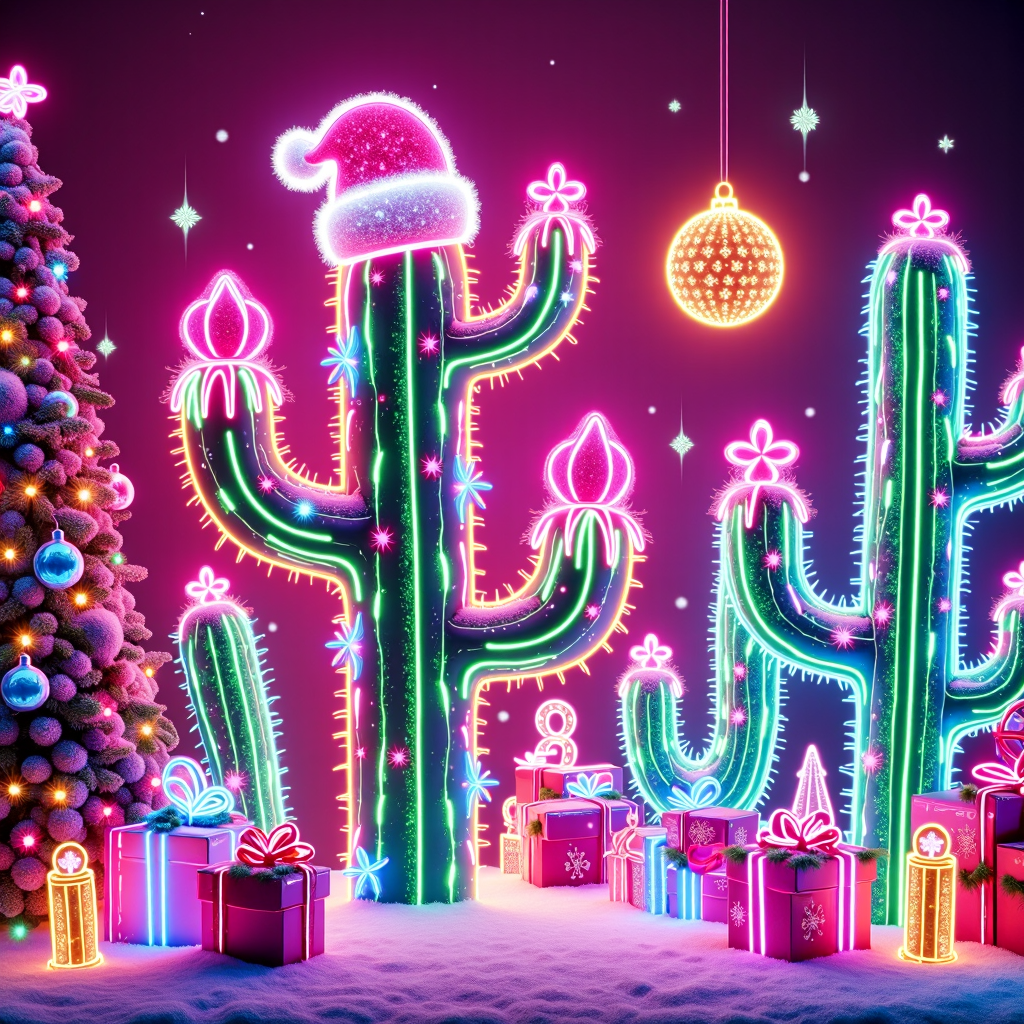 A Neon Christmas Style Chr457m45m3rg3D0nMN3M1C Cactus
<lora:Chr457m45m3rg3D0nMN3M1CFlux:0.9>