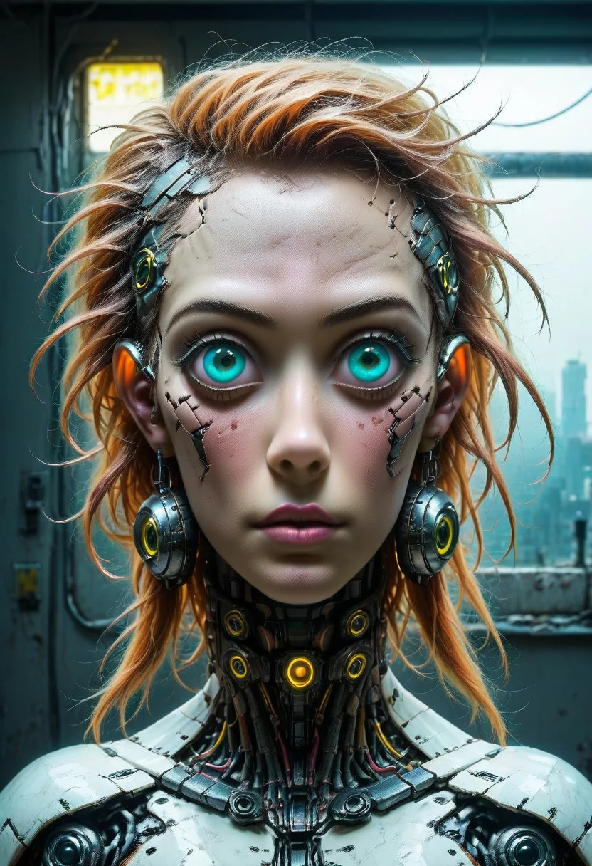 Photorealistic professional portrait of cyberpunk hacker princess, cyberpunk city background, sci-fi, perfect face, perfect hands, Epic Fantasy, sharp focus, studio photo, intricate details, highly detailed, intricate artwork, masterpiece, ominous, movie poster, golden ratio, trending on cgsociety, trending on artstation, highly detailed, vibrant, studio lighting, detailed skin, ultra realistic, bokeh, sharp features, close up portrait photo, evi@decrepPunk,