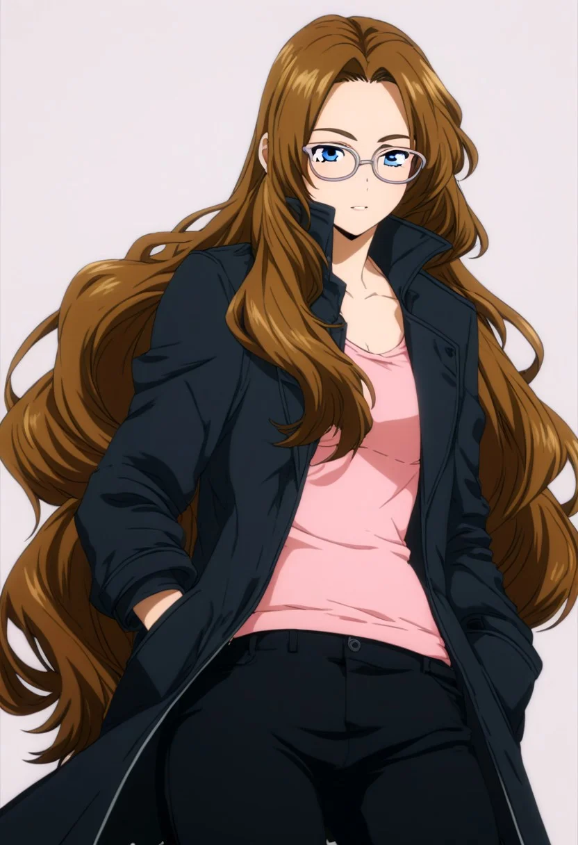 BREAK,
(score_9, score_8_up, score_7_up, score_6_up, score_5_up, score_4_up), colored image,
BREAK,
RodionLimbus, long hair, brown hair, blue eyes,
BREAK,
black coat, black pants,
BREAK,
Simple background, up close view, detalied, detailed face