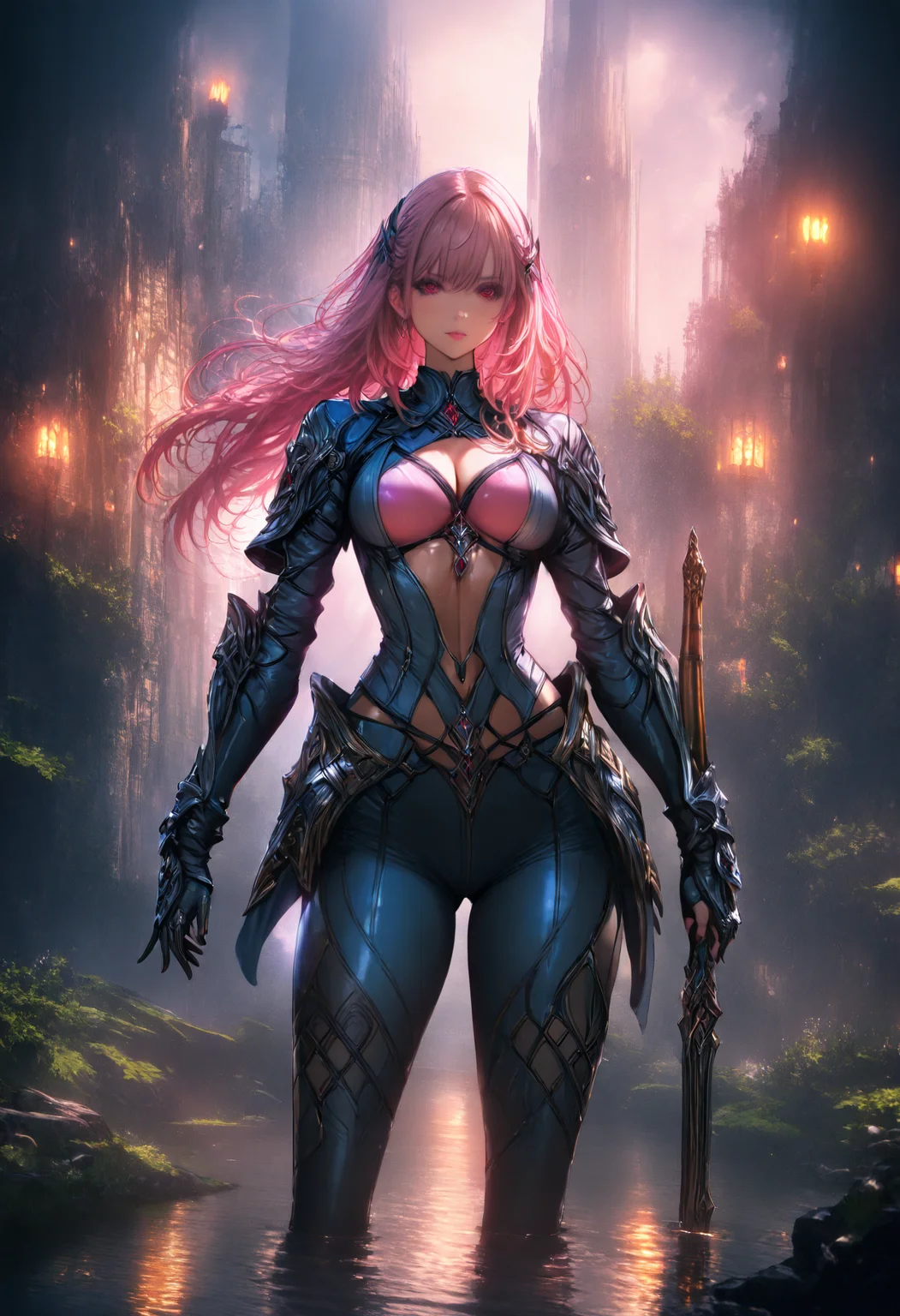 anime artwork 1girl,  . ,masterpiece,high score,great score,absurdres,, <lora:Anne Stokes CLIP1-000004:1>,Anne Stokes,, <lora:Abstract Concept-Hydromatic:0.4>,concept art, . anime style, key visual, vibrant, studio anime,  highly detailed