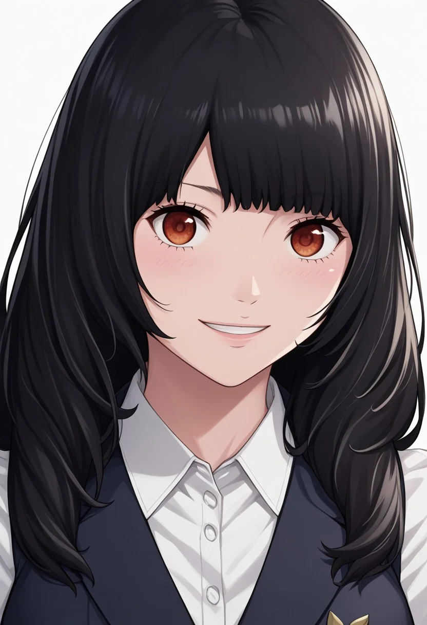 score_9, score_8_up, score_7_up, source_anime,(extremely detailed CG), (best quality), miren,face,smile,front view,school uniform,