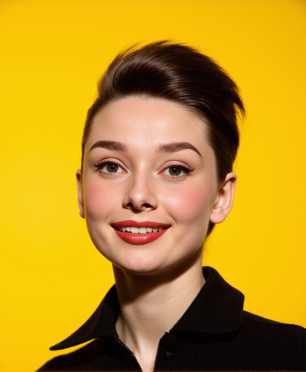 portrait of sks woman by Flora Borsi, style by Flora Borsi, bold, bright colours, (Flora Borsi)