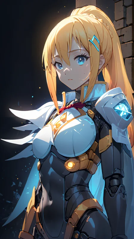 <lora:Darkness:1>
(DarknessKonosuba:1.9), DarknessKonosuba,
DarknessKonosuba wearing Armor,
(masterpiece, top quality, best quality, official art, beautiful and aesthetic:1.2),upper body,extreme detailed,(fractal art:1.3),(colorful:1.5),highest detailed,(Mechanical modification:1.5), <lora:aesthetic_anime_v1s:1.2>