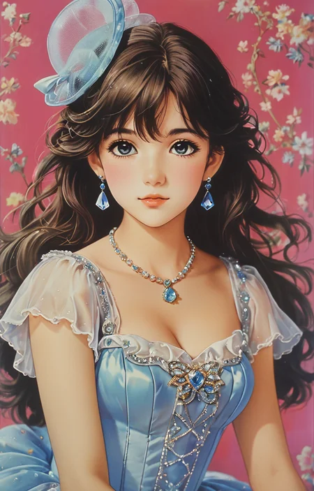masterpiece,best quality,<lora:tbh370-sdxl:0.6>,illustration,style of Milton H. Greene portrait of idolmaster cinderella girls,