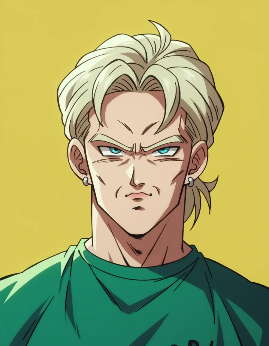 zPDXL, score_9, score_8_up, score_7_up, score_6_up, score_5_up, source_anime, 4k, absurdres, 1boy, solo,
<lora:Broly_v1:0.8> dbsb, ancient sudanese man full face  bridgeless  nose  aqua doe-eyed  eyes port-wine stain,  fine platinum blonde  high fade grunge  football shirt corduroy pants earrings, peatland