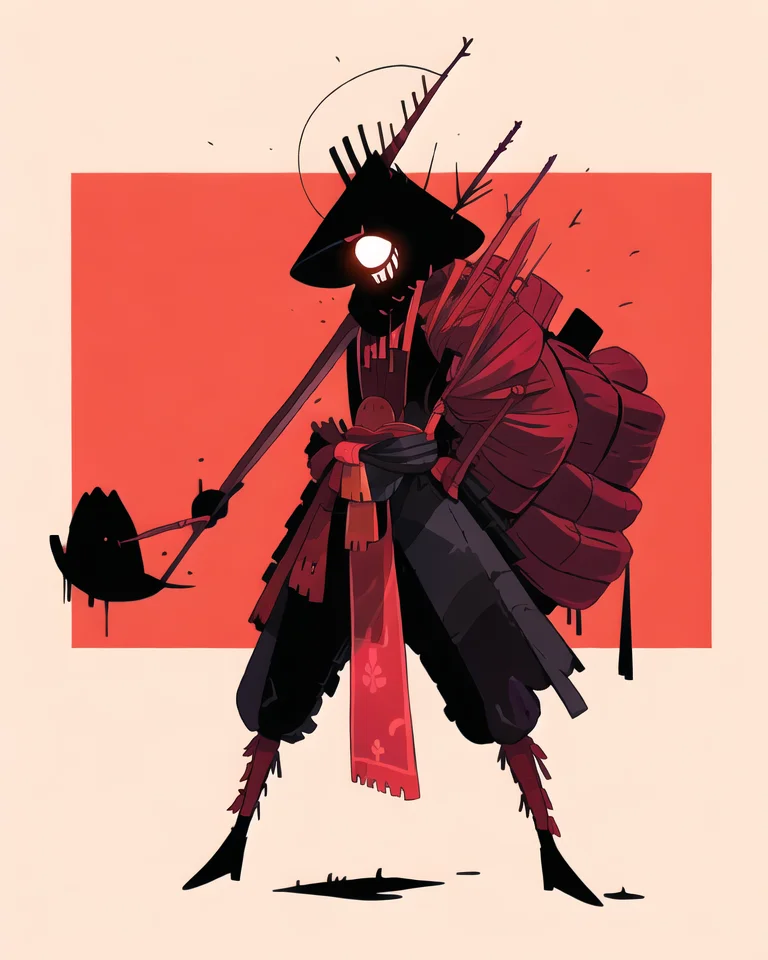 ayejaymakeart [[[character]]], [red and black]