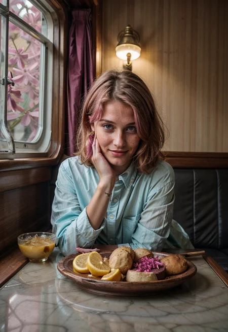 [ng_deepnegative_v1_75t:0.95] (smiling, cheerful, colorful:1.3) Girls-Next-Door_Michelle (Photograph of Amelie Heap in a romantic kiss during a scenic boat ride, blowout haircut:1.4) (fully clothed in teddy:1.5)
(cosmos:1.5)
<lora:skin_slider_v10:0.7><lora:epiCRealismHelper:1.5>
PA7_Human-Likeness  kkw-ph1 Style-DA jp-Alina-3100
<lora:IGInfluencerV1:0.4> <lora:HD Horizon v1_0:0.6> <lora:SDXLrender_v2.0:0.6> <lora:Background Detail Enhanced_Si_v3.0:0.8> <lora:add_detail:0.5> OverallDetail <lora:detailSliderALT:0.5> <lora:Mild detail adjusterV10:0.4> <lora:J_origami:0.45> J_origami (CS-CYBR:1.5)