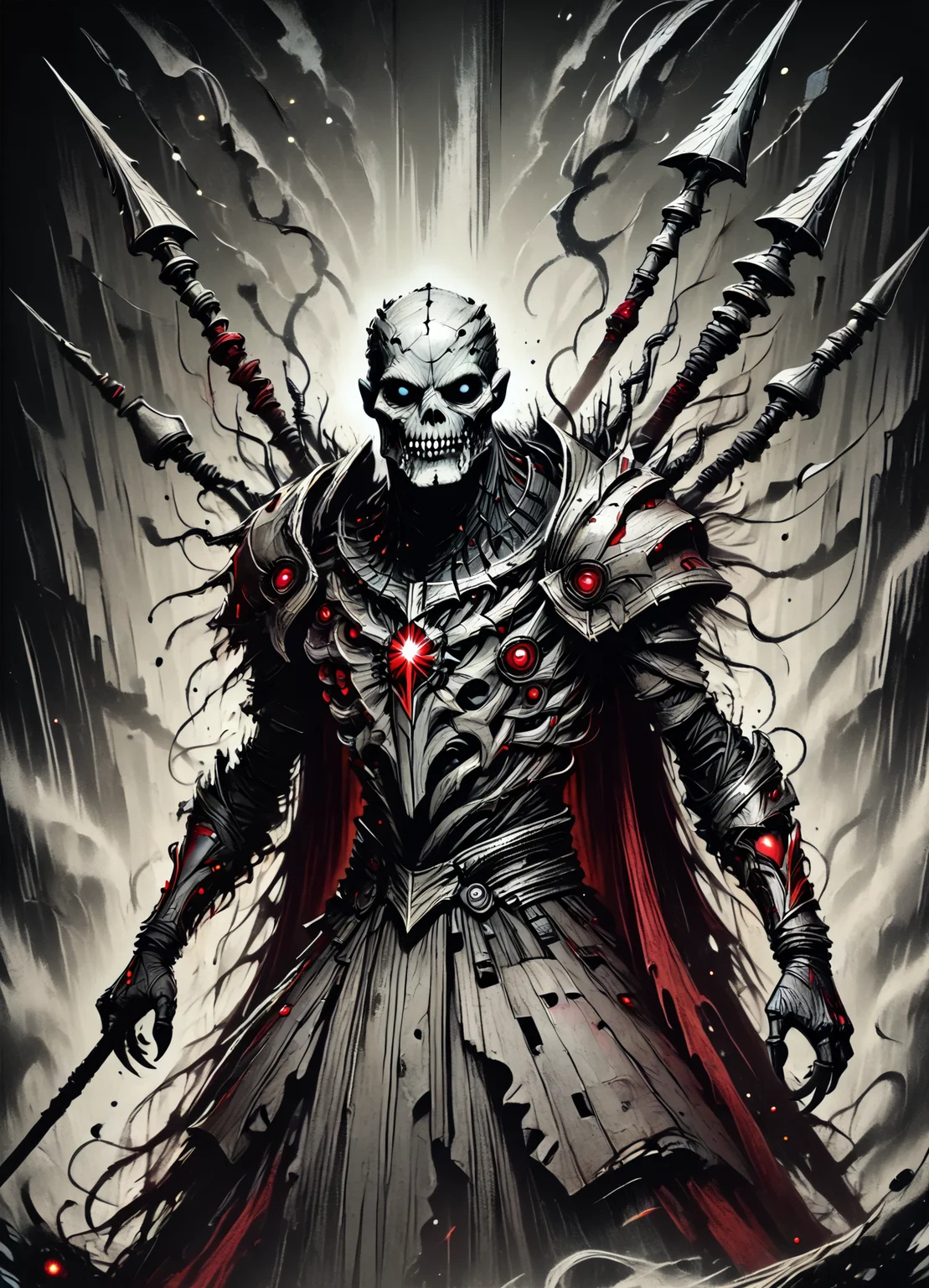 DonMB01dD4rkXL score_9, score_8_up, score_7_up, score_6_up, male great race of yith, paragon, polearm rating_safe <lora:DonMB01dD4rkXL-pony:1>