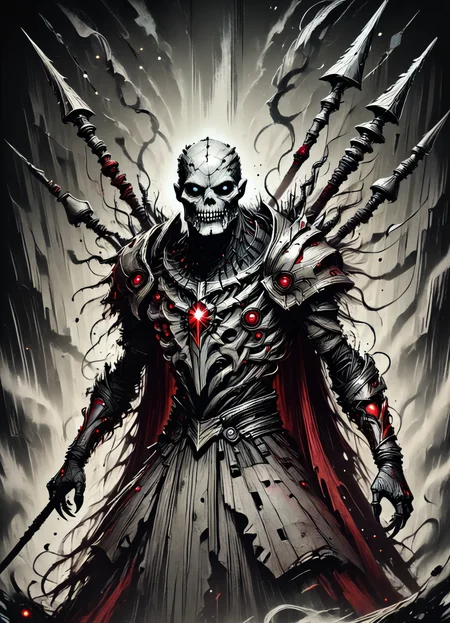 DonMB01dD4rkXL score_9, score_8_up, score_7_up, score_6_up, male great race of yith, paragon, polearm rating_safe <lora:DonMB01dD4rkXL-pony:1>