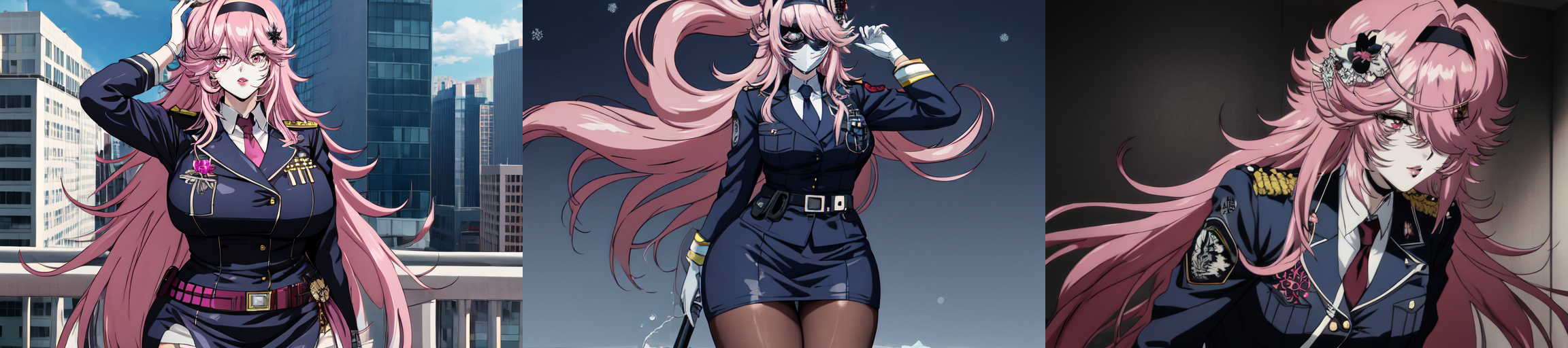 highly insanely detailed, masterpiece, top quality, best quality, highres, 4k, 8k, RAW photo, (very aesthetic, beautiful and aesthetic), 
__lazy-wildcards/cosplay-char/tenkuu_shinpan/yayoi_kusakabe/prompts__, 
<lora:Yayoi_Kusakabe:0.6>, 
(1girl:1.3), 1other, 
__lazy-wildcards/dataset/background__,âââ