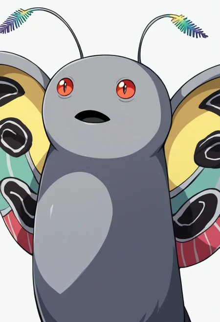 score_9, score_8_up, score_7_up, source_anime BREAK
<lora:zs_ZeroAzurePortraitsXL:1> zeroazureportraits, solo, upper body, simple background, upper body,
<lora:Mothman-pdxl_Fp:1> mothman, pokemon \(creature\), red eyes, open mouth, antennae, grey skin, wings