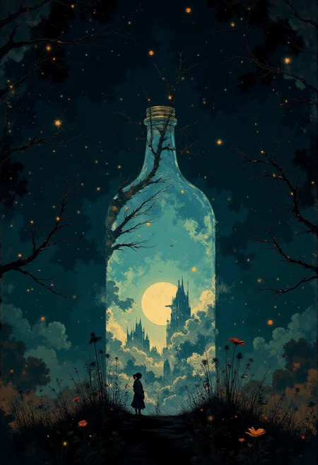 highly detailed image of a galaxy mixed with a raging ocean ,ethereal, grim,intricate design and details, encapsulated inside of a big round lab bottle, extremely high quality image, HDR, fantasy, photo Centered in Perfect Composition, Complex Details Showing Unique and epic Elements, Very Detailed Digital Painting, Dramatic Lighting, Very Realistic, dark space, turquoise hue