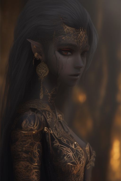 RAW photo, (masterpiece:1.3), subsurface scattering, heavy shadow, (high quality:1.4), (intricate, high detail:1.2), professional photography, HDR, High Dynamic Range, realistic, ultra realistic, photorealistic, high resolution, film photography, ambient lighting, atmospheric effects, <lora:detail_slider_v4:2>, OverallDetail, a female drow, dark makeup,  jewelry, tiara, <lora:Drow:0.8>, Stunning Hispanic Woman, model bombshell, beautiful, sensual, almond-shaped eyes, golden brown skin, young-looking, Tera, <lora:Tera:1>, earrings, makeup, epiCPhoto