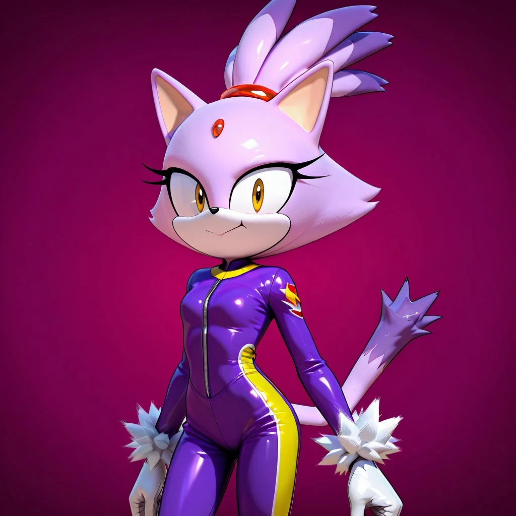 blaze the cat,riders outfit,happy ,smill mouth open,looking at the viewer,cowboy shot