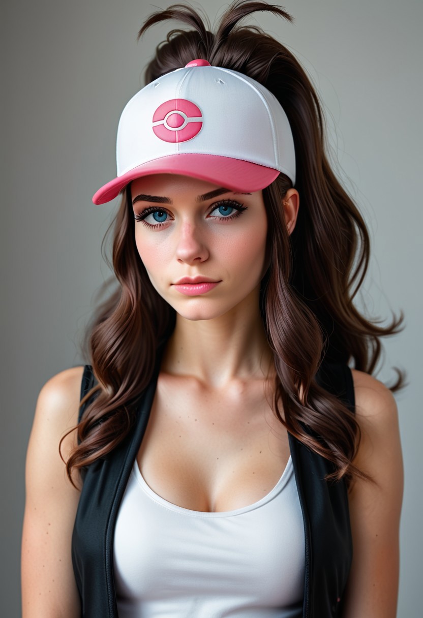 realistic, (hilda from pokemon)