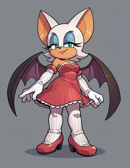 score_9, score_8_up, score_7_up, score_6_up, score_5_up, score_4_up, 1girl, full body, solo, sonic \(series\), animal nose,
<lora:EvanStan-18:0.8> evnstnly, furry, white gloves, bohemian maxi dress, Mary Janes, ribbed pantyhose, rouge the bat, white fur, makeup, medium breasts, blue eyeshadow, green eyes, bat wings, bat ears, shortstack