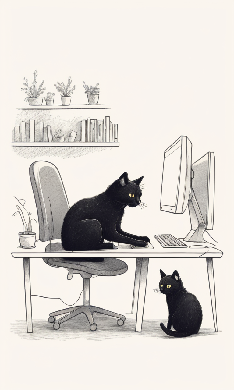 Black Cat Office, Line Style