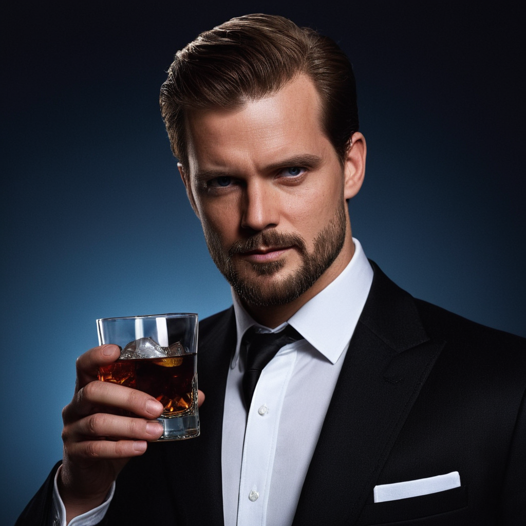 cinematic film still of  <lora:hands5g:1>
Sharp detailed high quality image of a man in a suit holding a glass of whiskey, detailed background, 12K, high megapixel, realistic, realism, different, raw image, sharp style, solo, looking at viewer, blue eyes, simple background, shirt, long sleeves, 1boy, holding, closed mouth, jacket, white shirt, upper body, male focus, necktie, collared shirt, blurry, black jacket, cup, facial hair, formal, suit, black background, holding cup, black necktie, drinking glass, alcohol, ice, ice cube, photorealistic
, shallow depth of field, vignette, highly detailed, high budget, bokeh, cinemascope, moody, epic, gorgeous, film grain, grainy