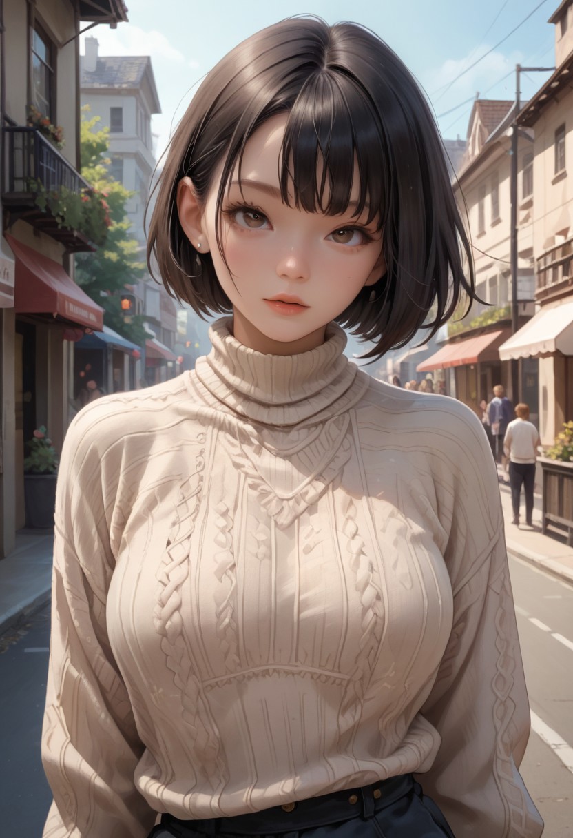 1girl,sweater,huge tits,tall girl,short cut hair,
yamamoto,
score_9, score_8_up, score_7_up,high res ,masterpiece,best quality, pureerosface_v1