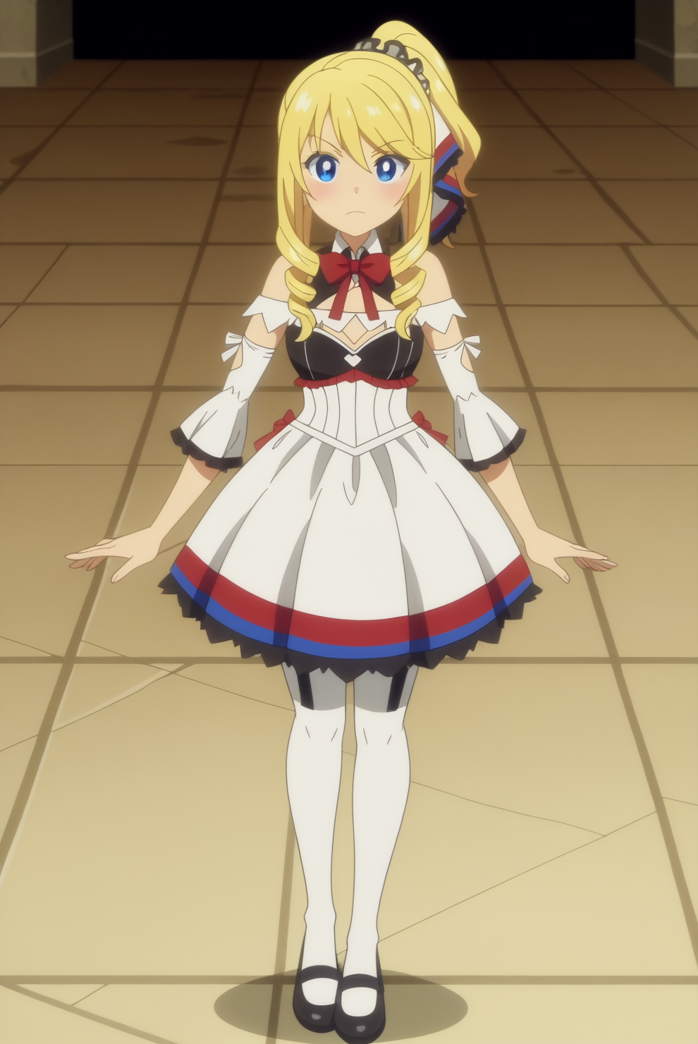 Miledi Reisen, anime screencap <lora:Arifureta_Shokugyou_de_Sekai_Saikyou-Miledi_Reisen-PDXL:0.8>