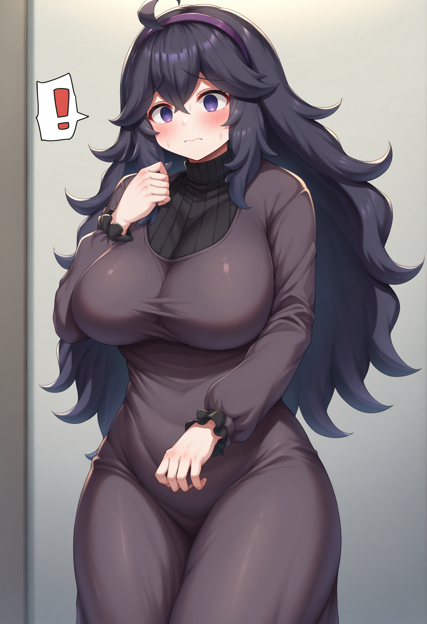 score_9, score_8_up, score_7_up,
BREAK
source_anime,
BREAK
hex_maniac_(pokemon), pokemon, 1girl, purple_eyes, purple_hairband,
shy, blush, long hair, ahoge, @_@, large breasts, long dress, black dress, long sleeves
<lora:Ayawasuca-v2-PDXL:1>