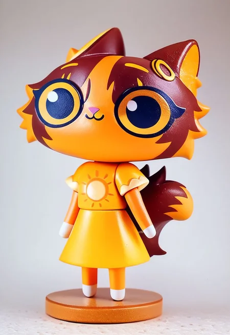 score_9, score_8_up, score_7_up, score_6_up, high res Tigra, orange cat, brown fur, yellow dress, sun picture,
chibi, small, beautiful eyes,
figure