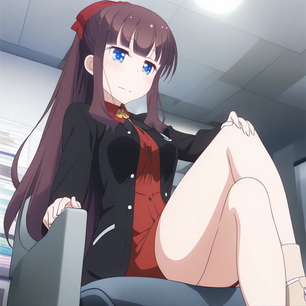 1girl, takimoto hifumi, new game
ankle boots
Three-Point Lighting
looking up
crossed legs
reaching out
Research Institute
<lora:TakimotoHihumi_adamw_sdxl:1>