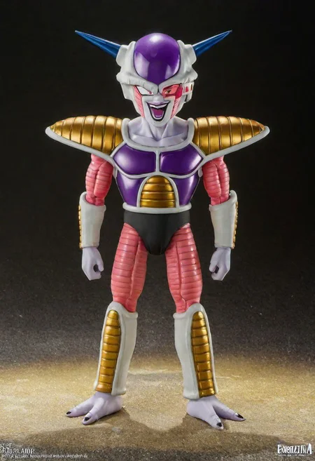(best quality, masterpiece, detailed, highly detailed face) Freezer Armor Smile