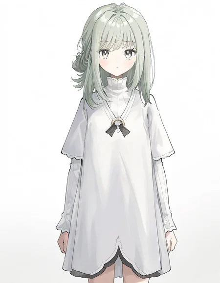 1girl,solo,looking at viewer,simple background,white background,<lora:littlevertin-000010:1>,littlevertin,cowboy shot,, masterpiece, best quality, very aesthetic, absurdres,newest, incredibly absurdres,, (Ixy:0.6)),(hiten \(hitenkei\):0.7),