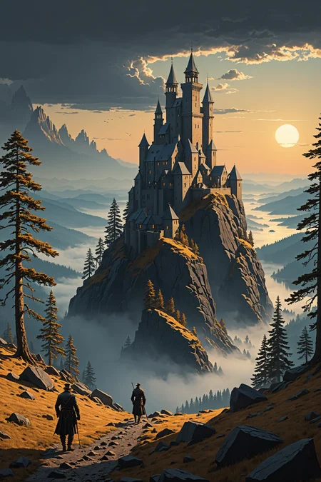 by Caspar David Friedrich and wlop in the style of Raphael Lacoste  <lora:more_art:0.20><lora:huge_anime_eyes:0.85><lora:attractive:0.75><lora:great_lighting:1.00><lora:aesthetic:0.85><lora:photorealistic_portrait:0.85><lora:clothing_slider:1.00><lora:RMSDXL_Enhance:0.45><lora:RMSDXL_Creative:0.35><lora:RMSDXL_Photo:0.45><lora:RMSDXL_Darkness_Cinema:0.50><lora:XDetail_heavy:0.45><lora:perfect_eyes:0.15><lora:perfect_hands:0.15><lora:midjourney:-0.15><lora:looking_at_viewer:0.75>